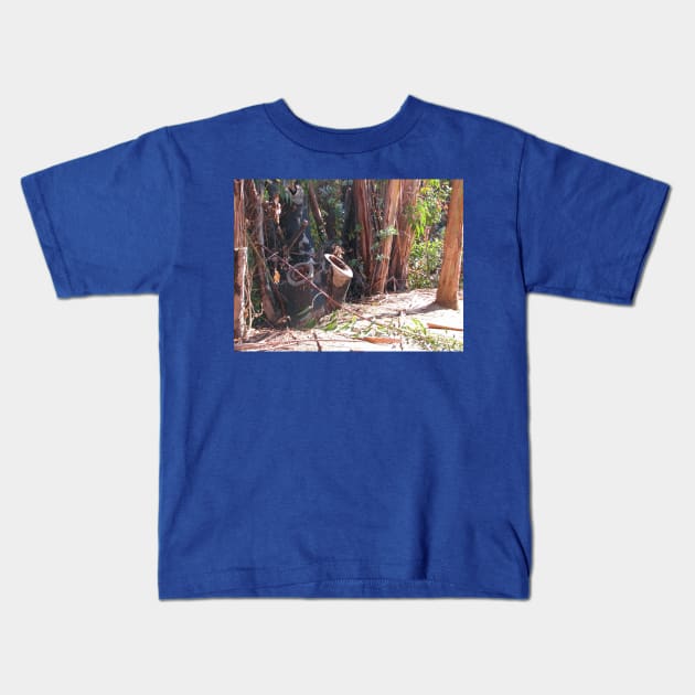 Totem tree Kids T-Shirt by FriendlyComputerHelp